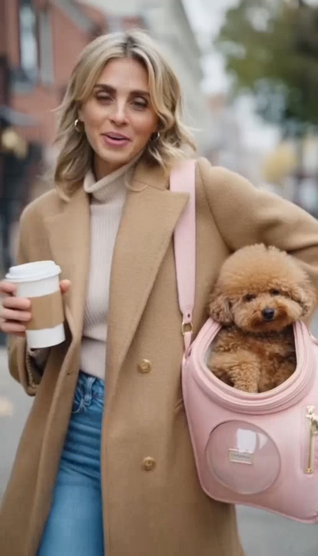 Fashionable Pet Carrier Ad