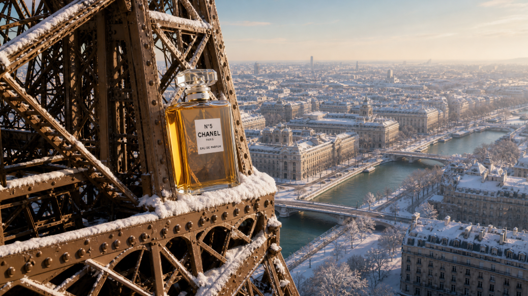 Winter Paris Overlook