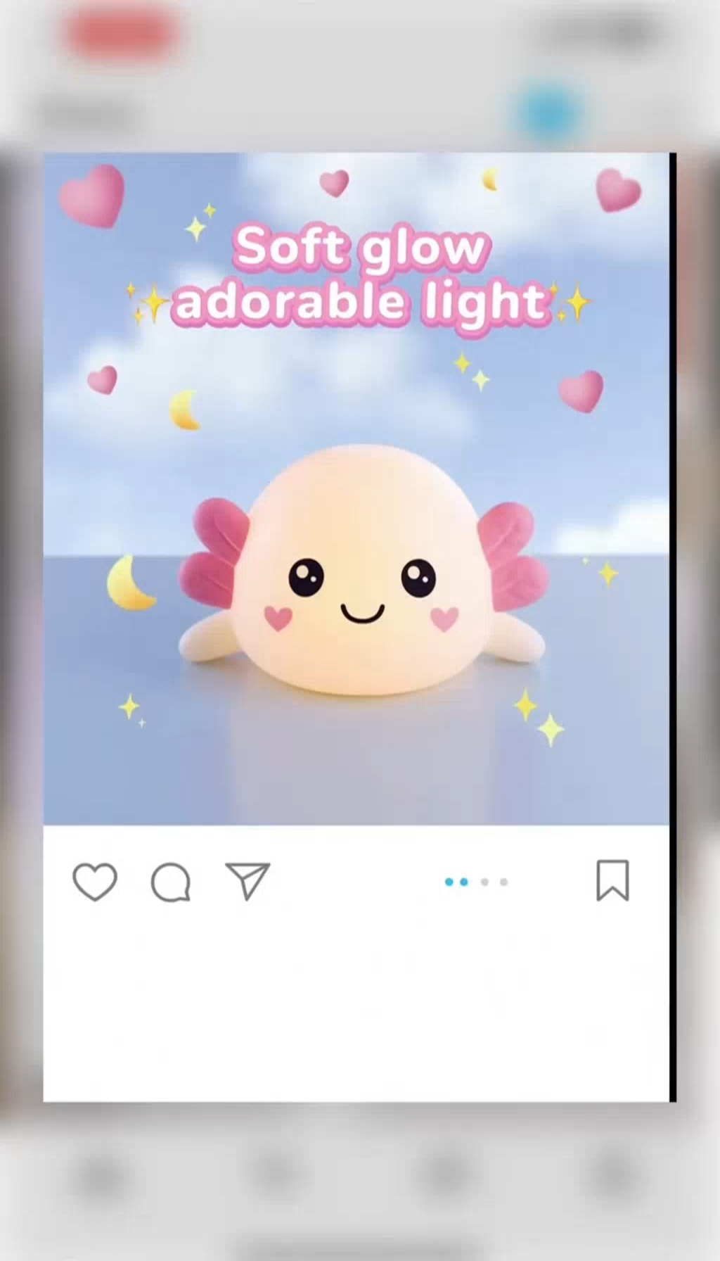 Axolotl Night Light Ad